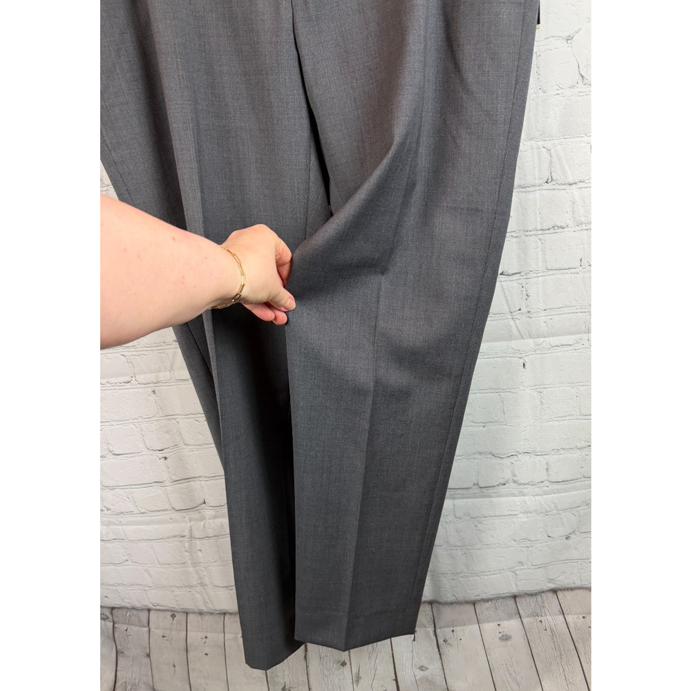 JOSEPH ABBOUD gray wool blend comfort mens career dress pants 42W-32" NWT - Picture 2 of 10